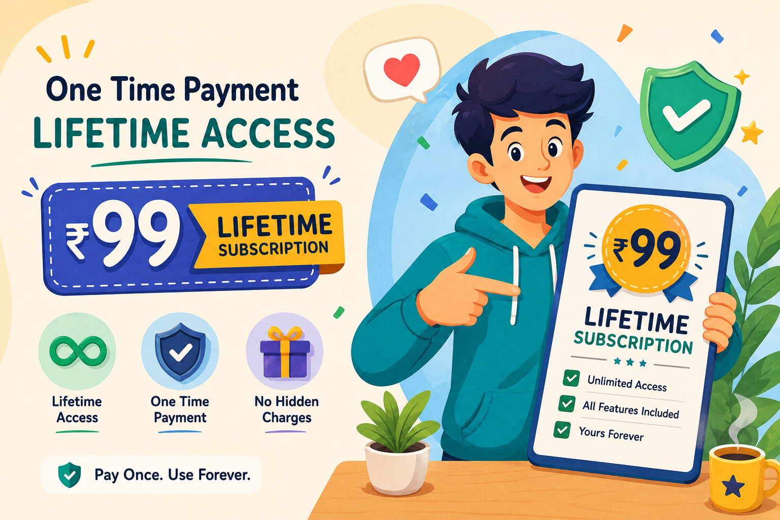 Candidate starting MZOBS journey with lifetime subscription